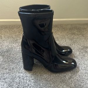 Target brand new black shinny ankle boots. Never worn no tags or box.